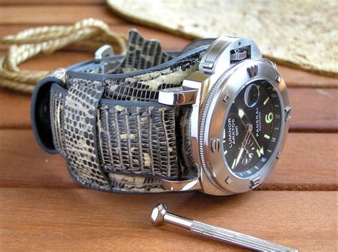 watch strap box stitching panerai|lizard watch straps.